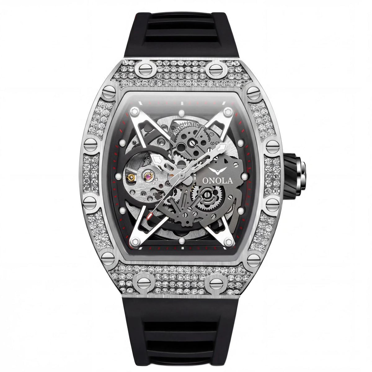 Zorick Blizzard Steel | Iced Silver Dark Skeleton