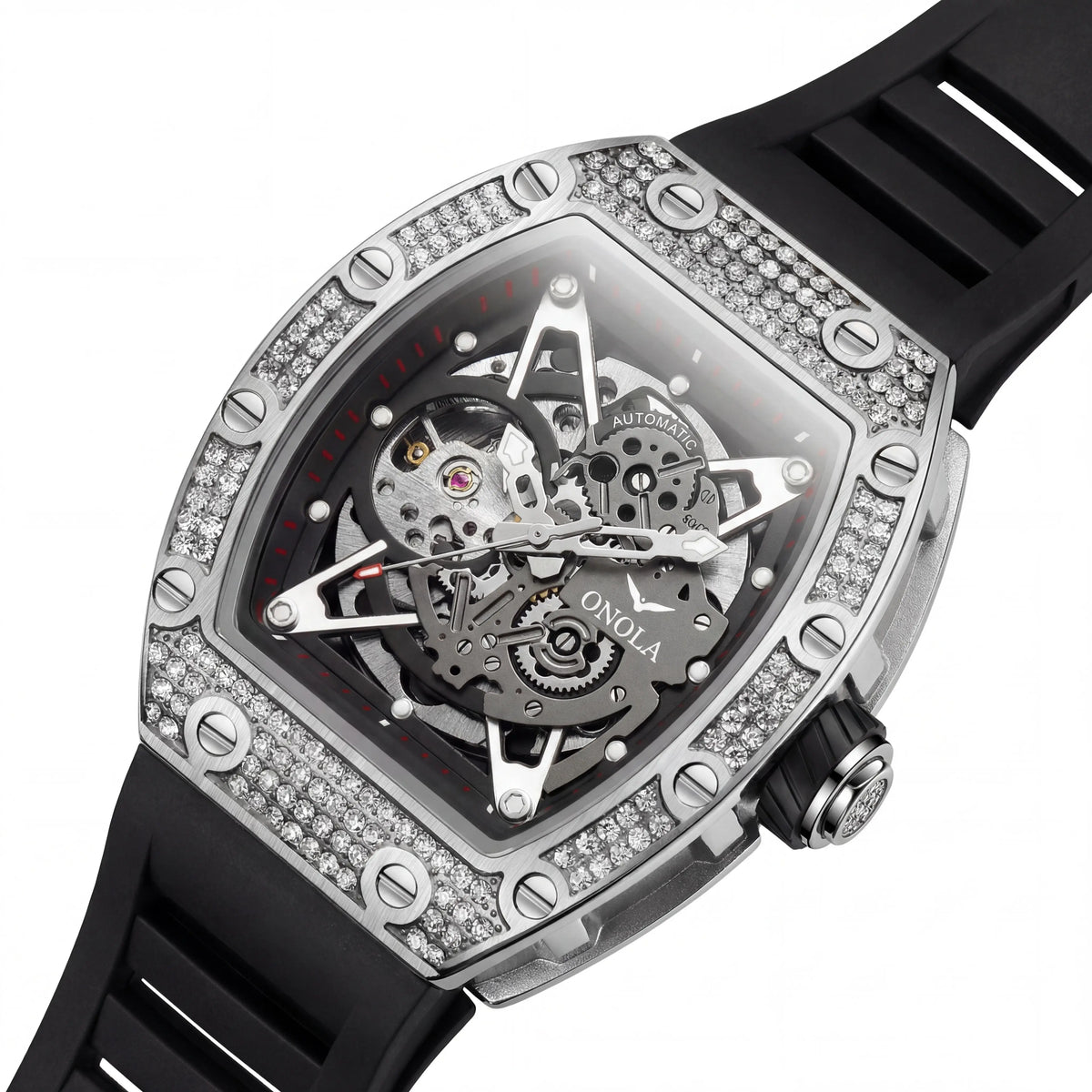 Zorick Blizzard Steel | Iced Silver Dark Skeleton